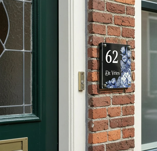 Street number plate huisnummerborden naambrodjes.