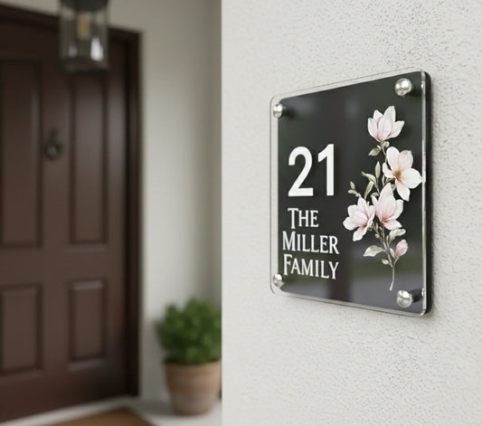 Number plate naambordjes welkomstbordjes.